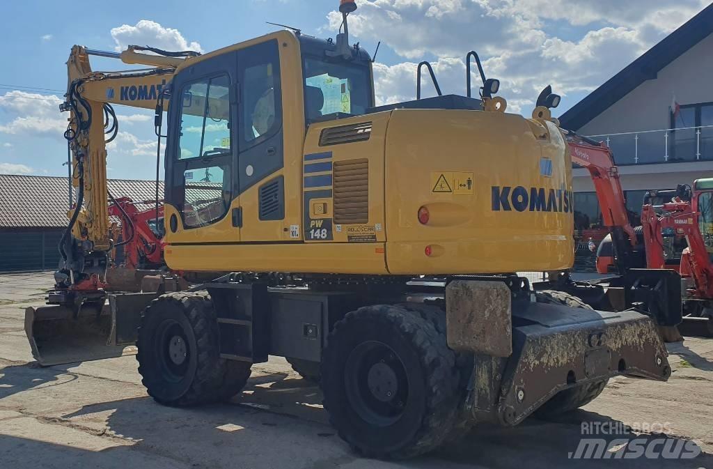 Komatsu PW148-10 轮式挖掘机