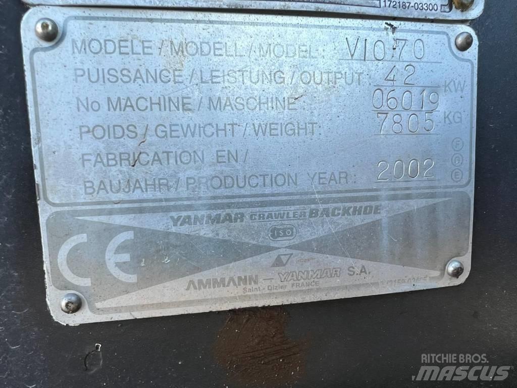 Yanmar Vio 70 履带挖掘机
