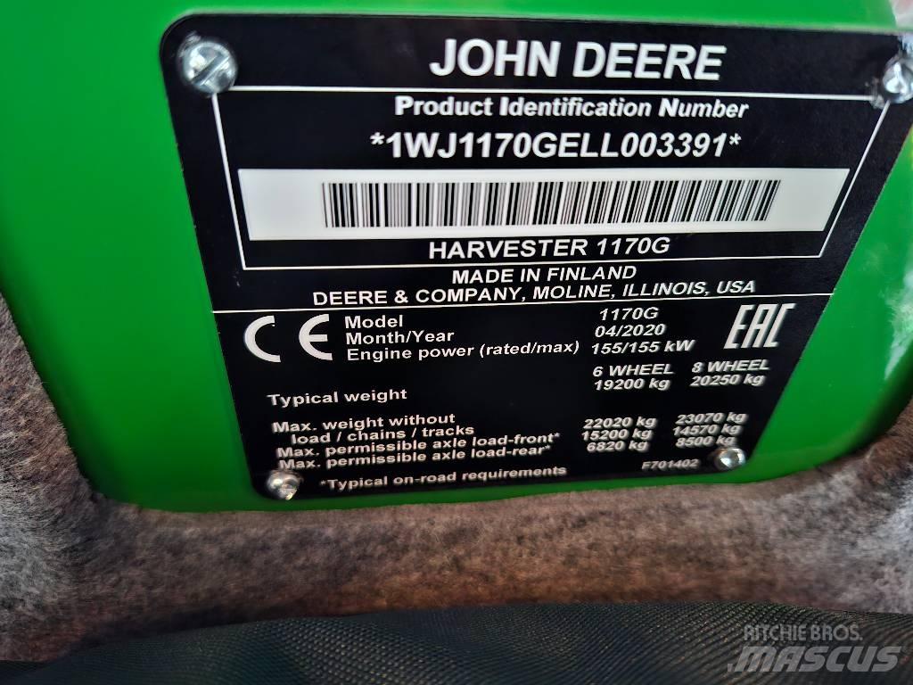John Deere 1170G 收割机
