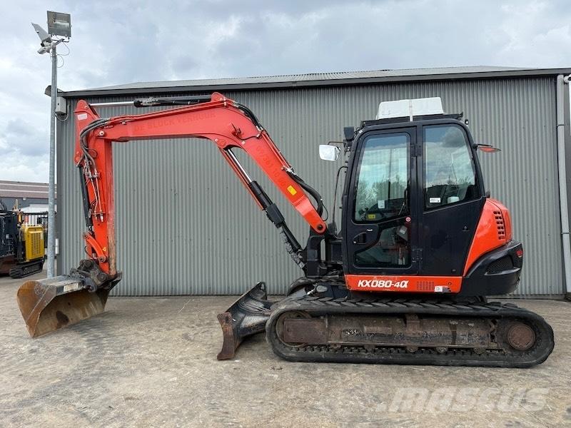 Kubota KX 080-4 中型挖掘机