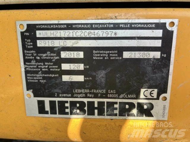 Liebherr R918 LC 履带挖掘机