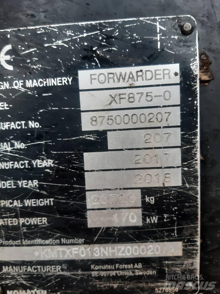 Komatsu 875 集运机