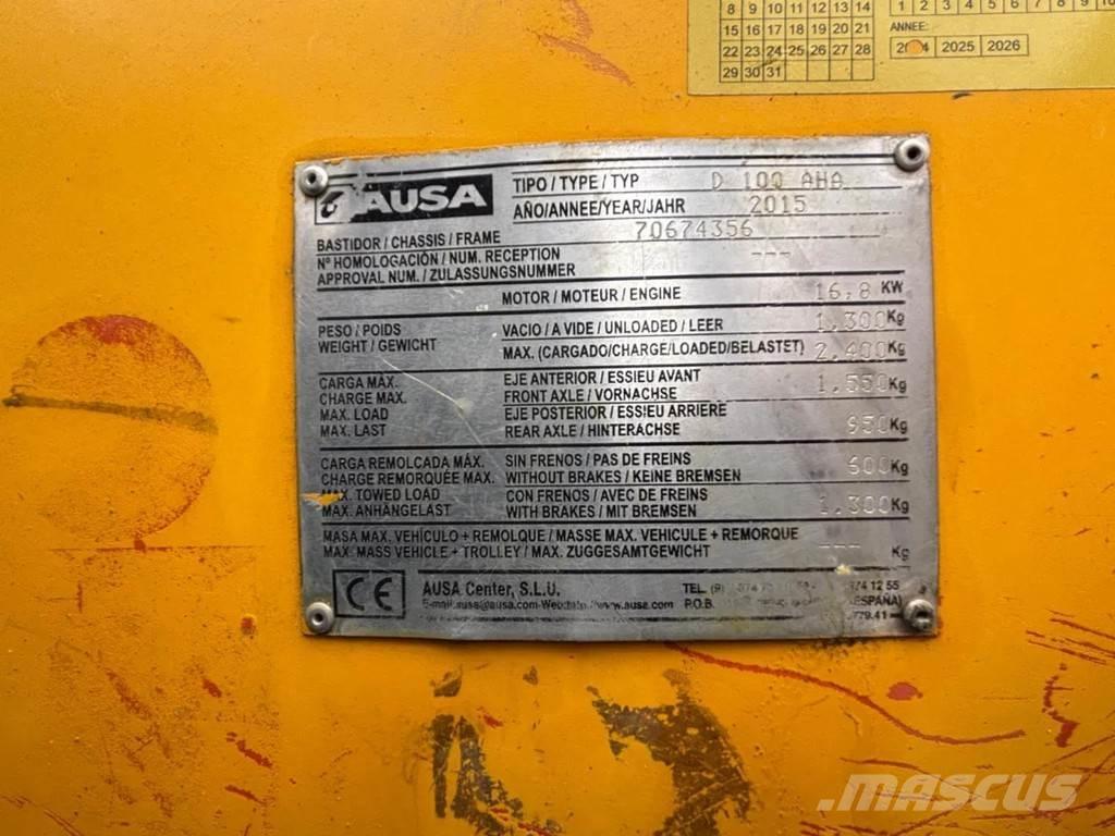 Ausa D 100 AHA 铰接式自卸车