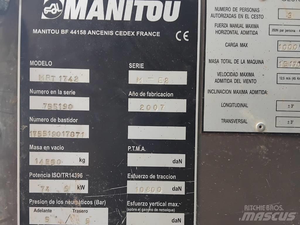 Manitou MRT1742 伸缩臂叉装车|叉装车