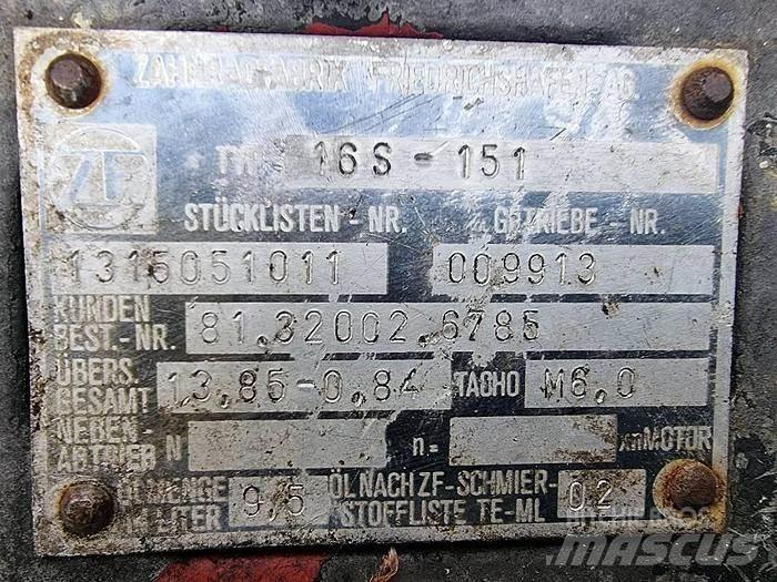 ZF 16 S 151 运输工具-其他