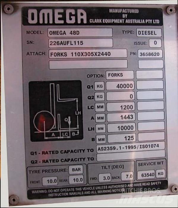Omega Omega	48D FLT 集裝箱车