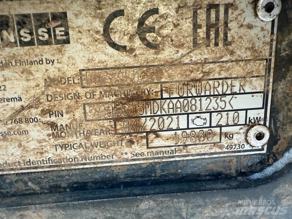 Ponsse BUFFALO 8W 集运机
