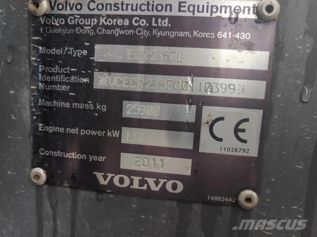 Volvo ECR 235 C L 履带挖掘机