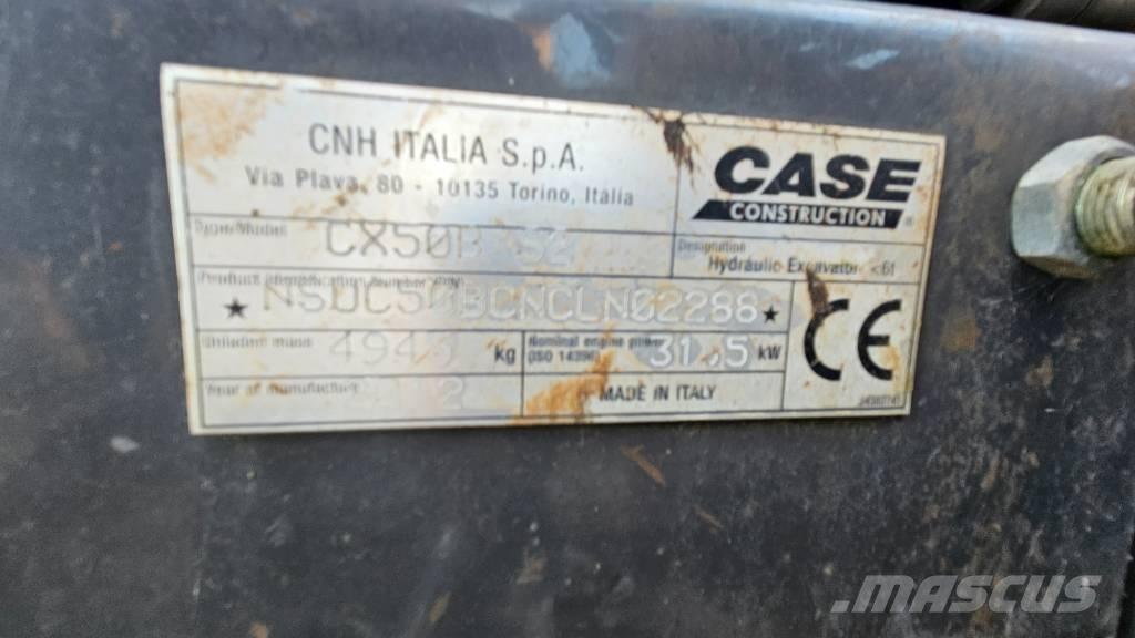 CASE CX50B 小型挖掘机