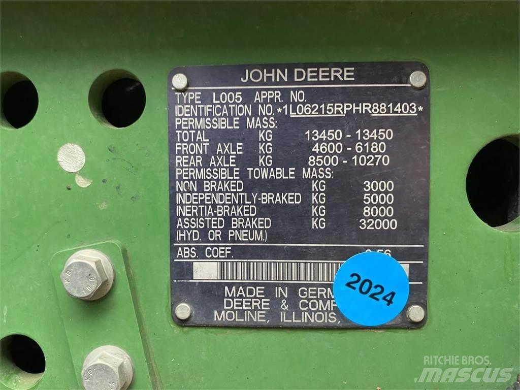 John Deere 6215R 拖拉机/农用车