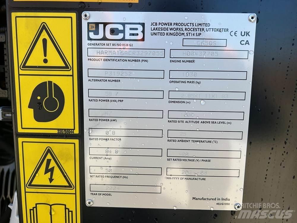 JCB G65QS 柴油发电机