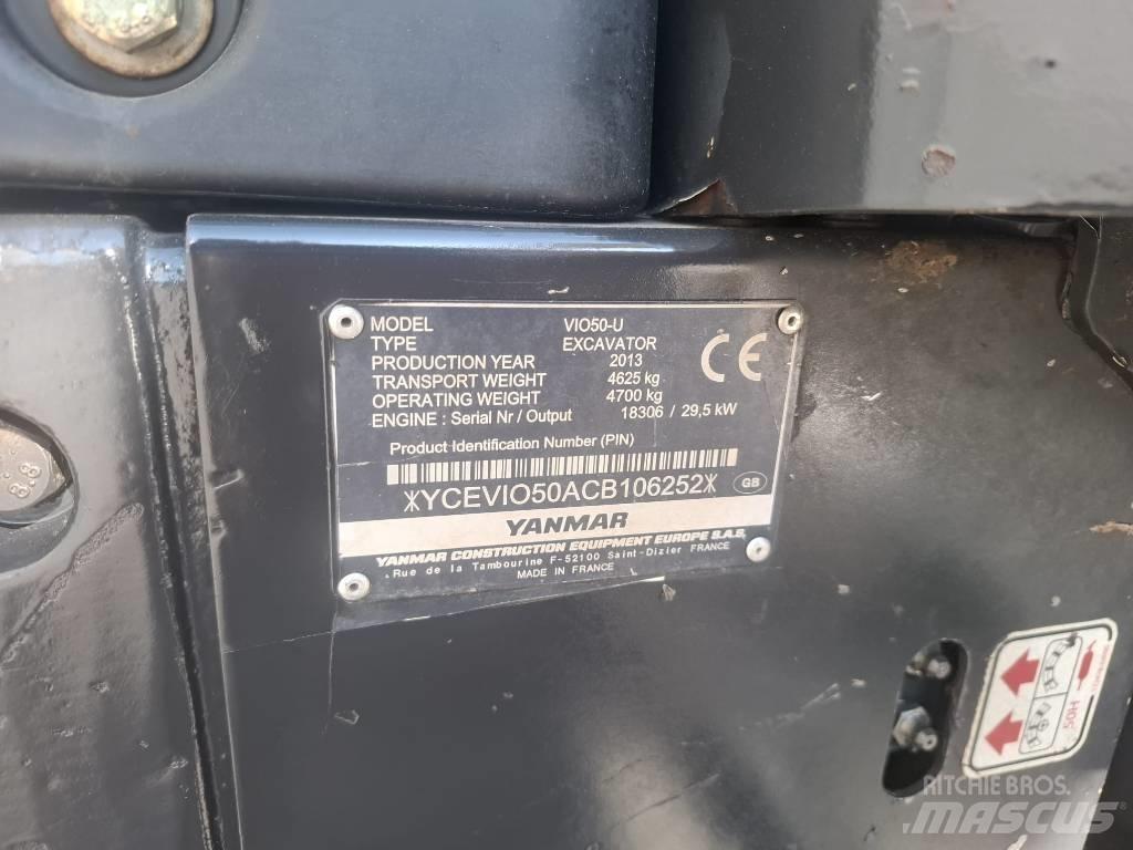 Yanmar Vio 50 U 小型挖掘机