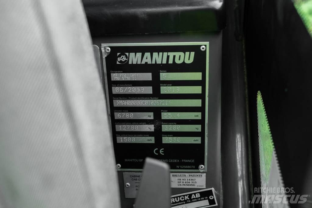 Manitou MT 732 伸缩臂叉装车|叉装车