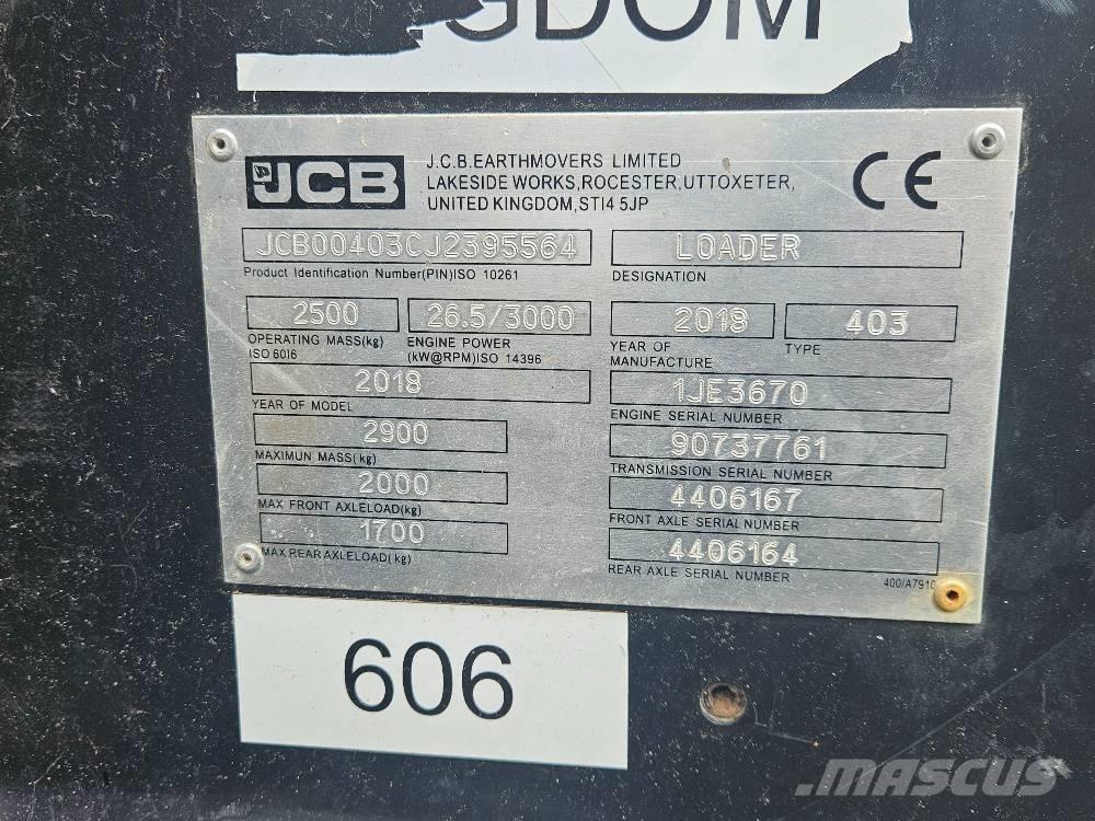 JCB 403 小型装载机