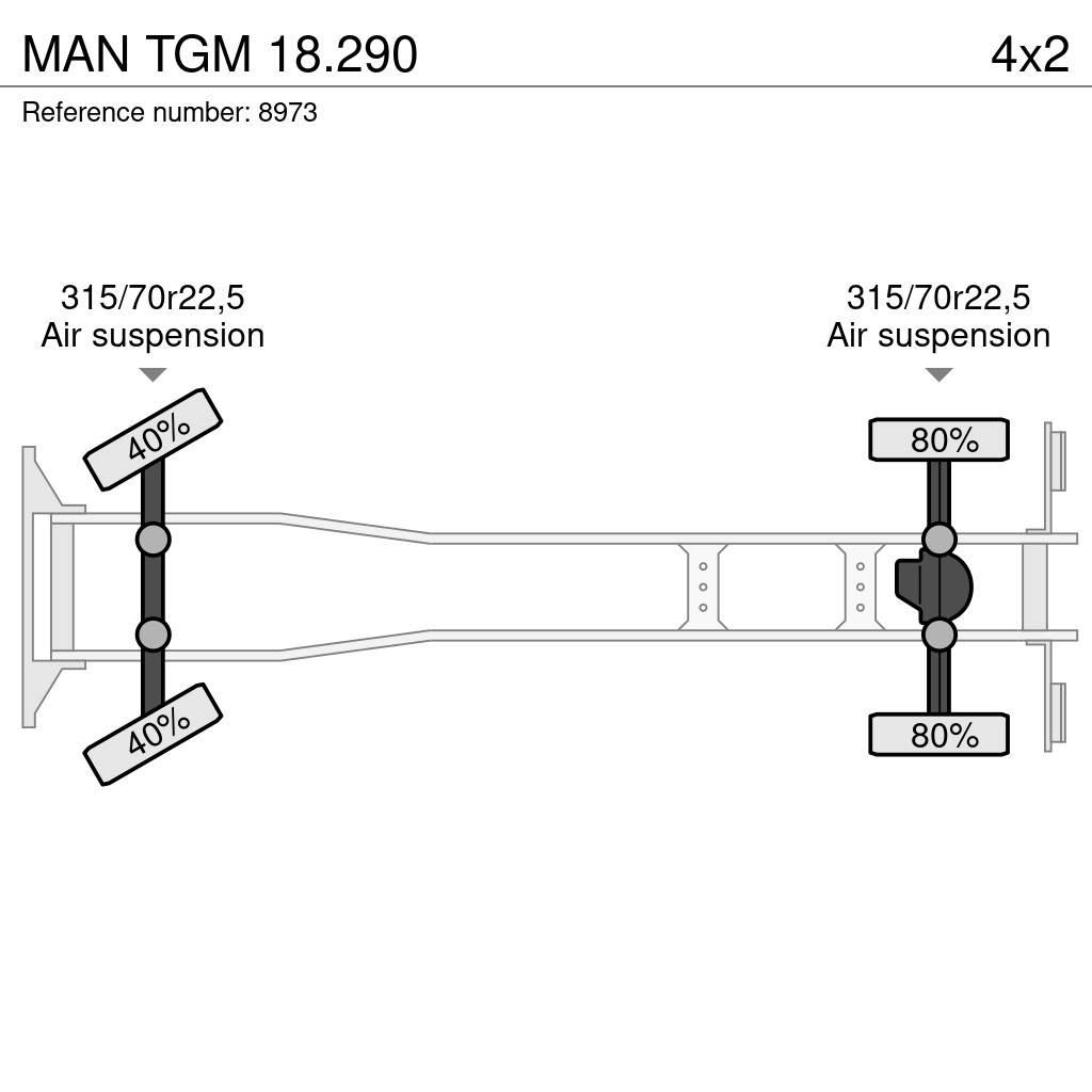 MAN TGM 18.290 厢式货车