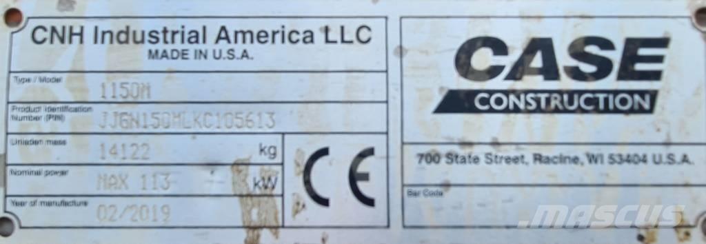 CASE 1150 M 履带、链条和底盘