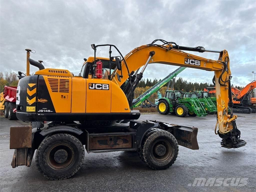 JCB JS145W T4i 轮式挖掘机