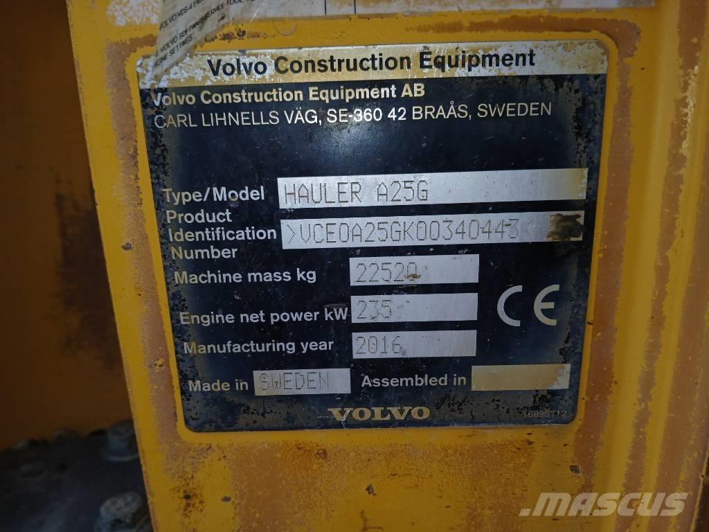 Volvo A 25 G 铰接式自卸车