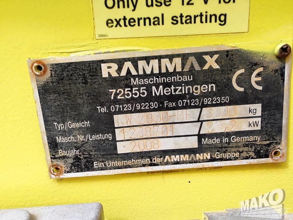 Rammax RW 2900 双轮压路机
