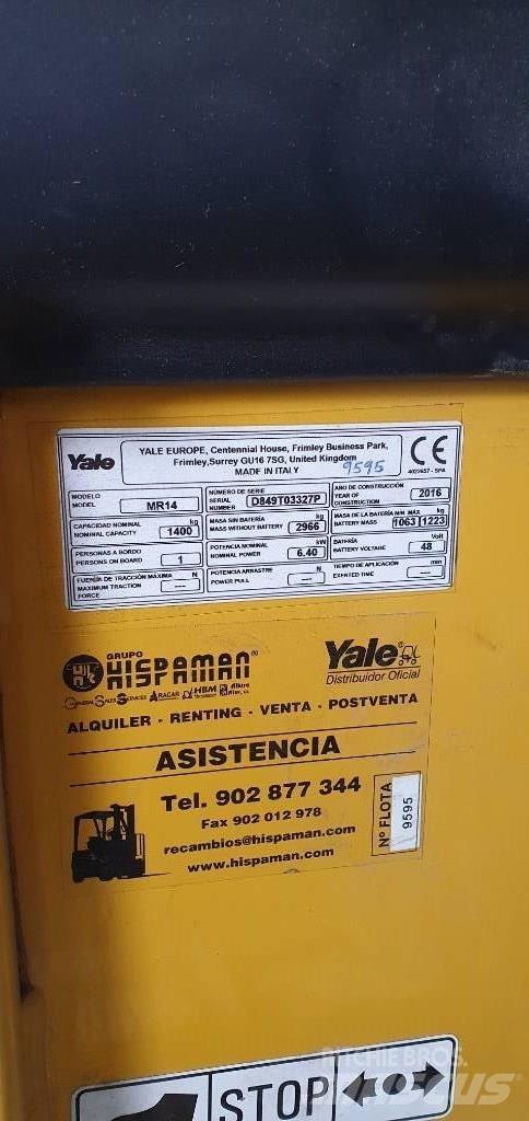 Yale MR14 前移式叉车
