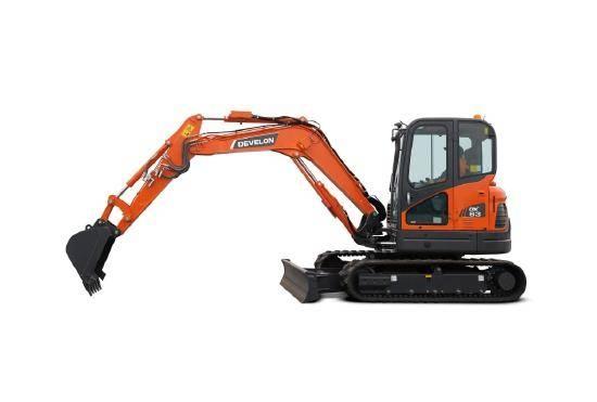 Develon DX 63-3 小型挖掘机