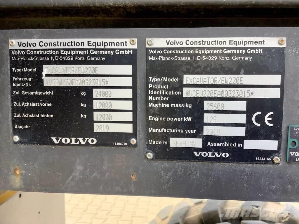 Volvo EW 220 E 轮式挖掘机