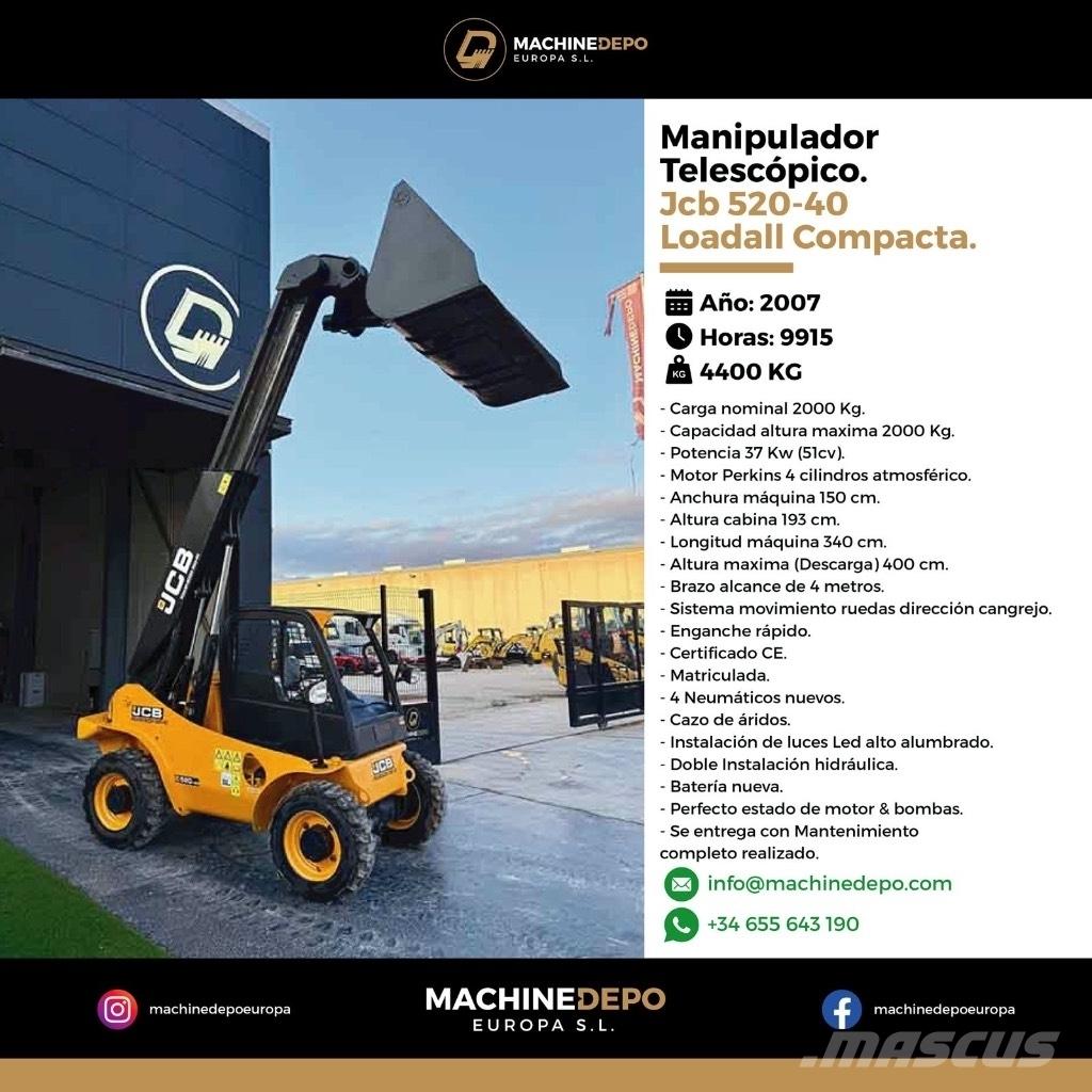 JCB 520-40 伸缩臂叉装车|叉装车
