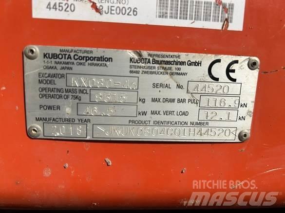 Kubota KX080 - 4 建筑机械-其他