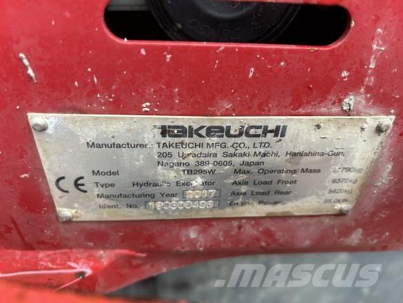 Takeuchi TB295W 履带挖掘机