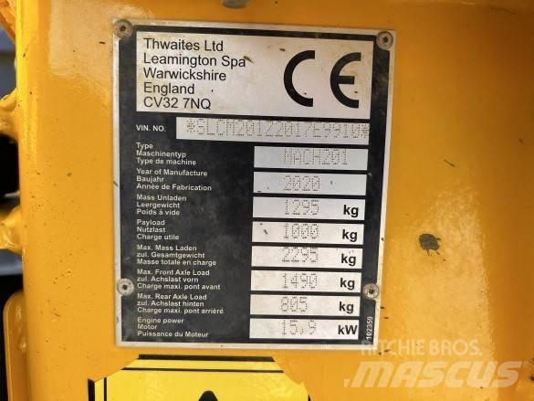 Thwaites MACH 201 翻斗车\公路型自卸车