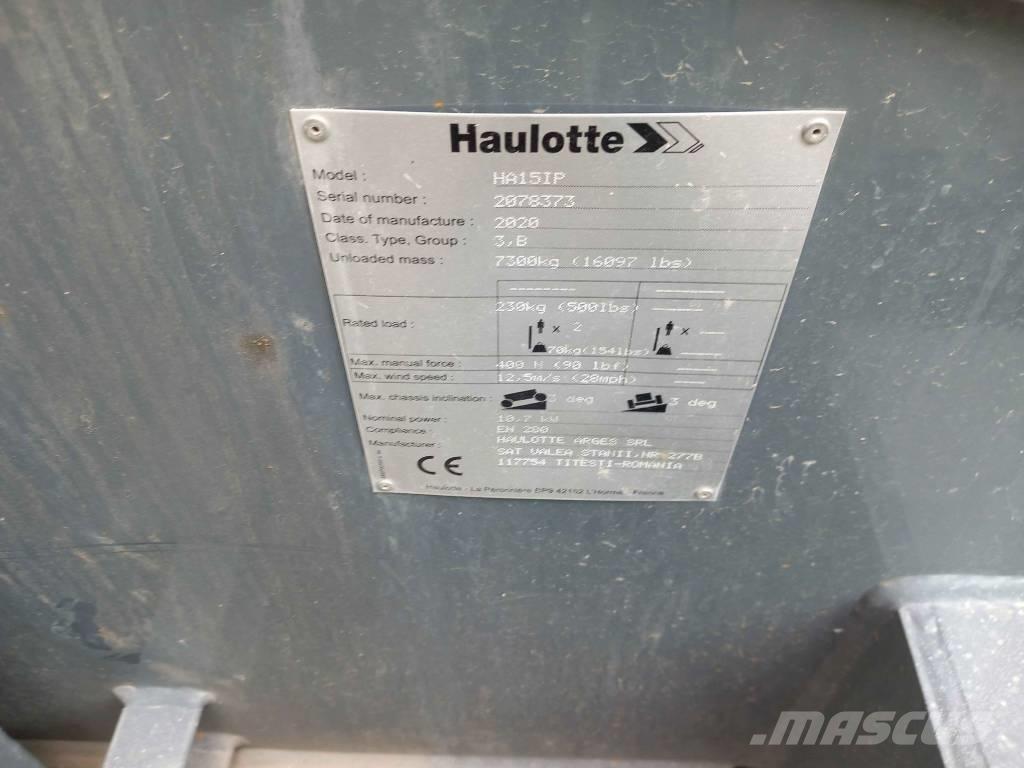 Haulotte HA 15 IP 曲臂高空工作平台