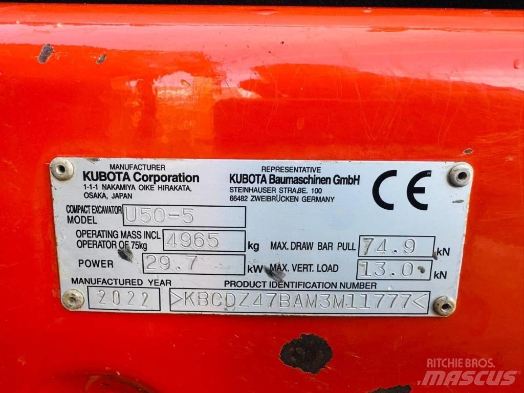Kubota U50-5 小型挖掘机