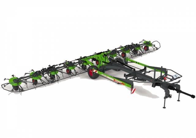 Fendt Lotus 1020T 犁耙和摊草机