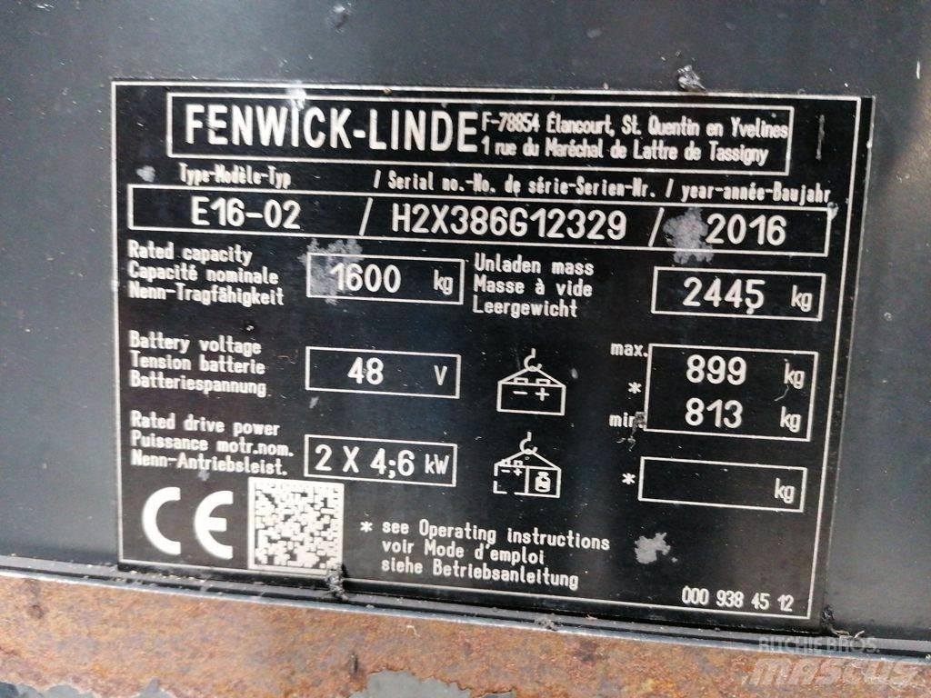 Linde E16-02 电动叉车