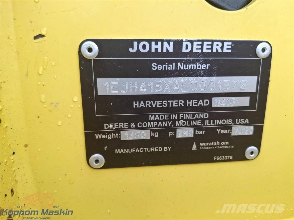 John Deere H415hd 收割机机箱