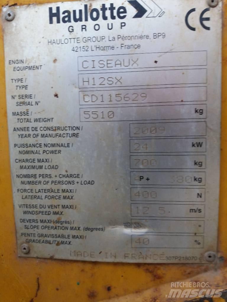 Haulotte H 12 SX 剪叉式升降机