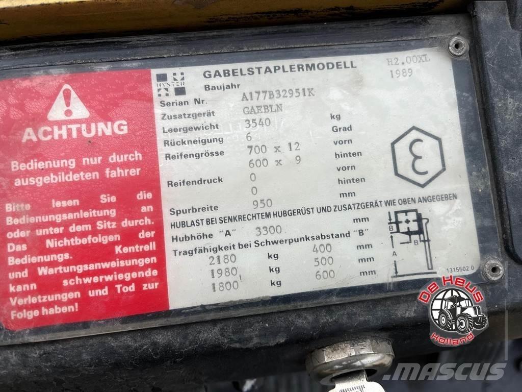 Hyster H2.00XL 其他叉车