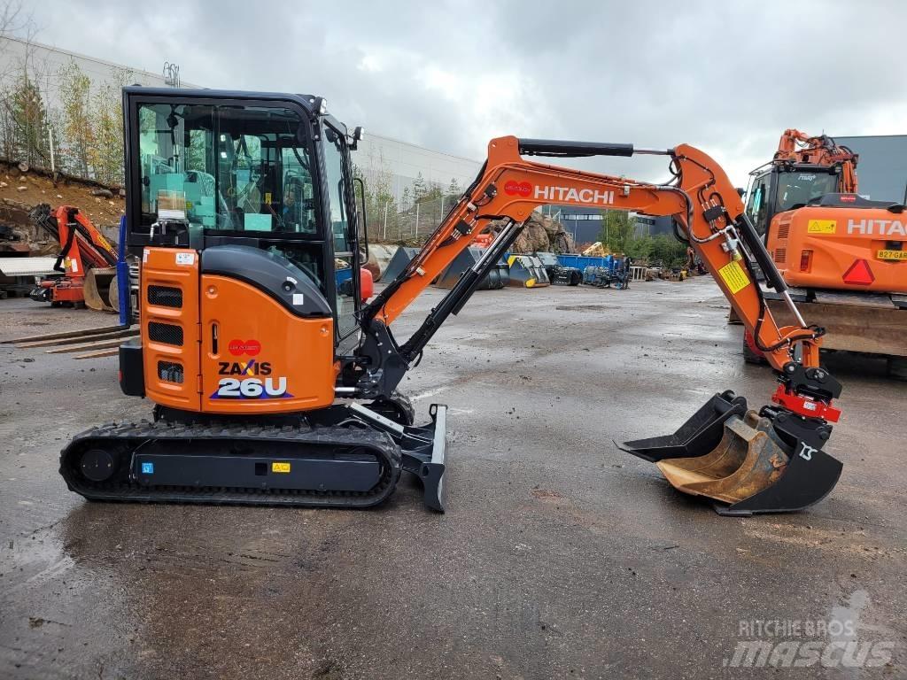 Hitachi ZX 26 U-6 小型挖掘机