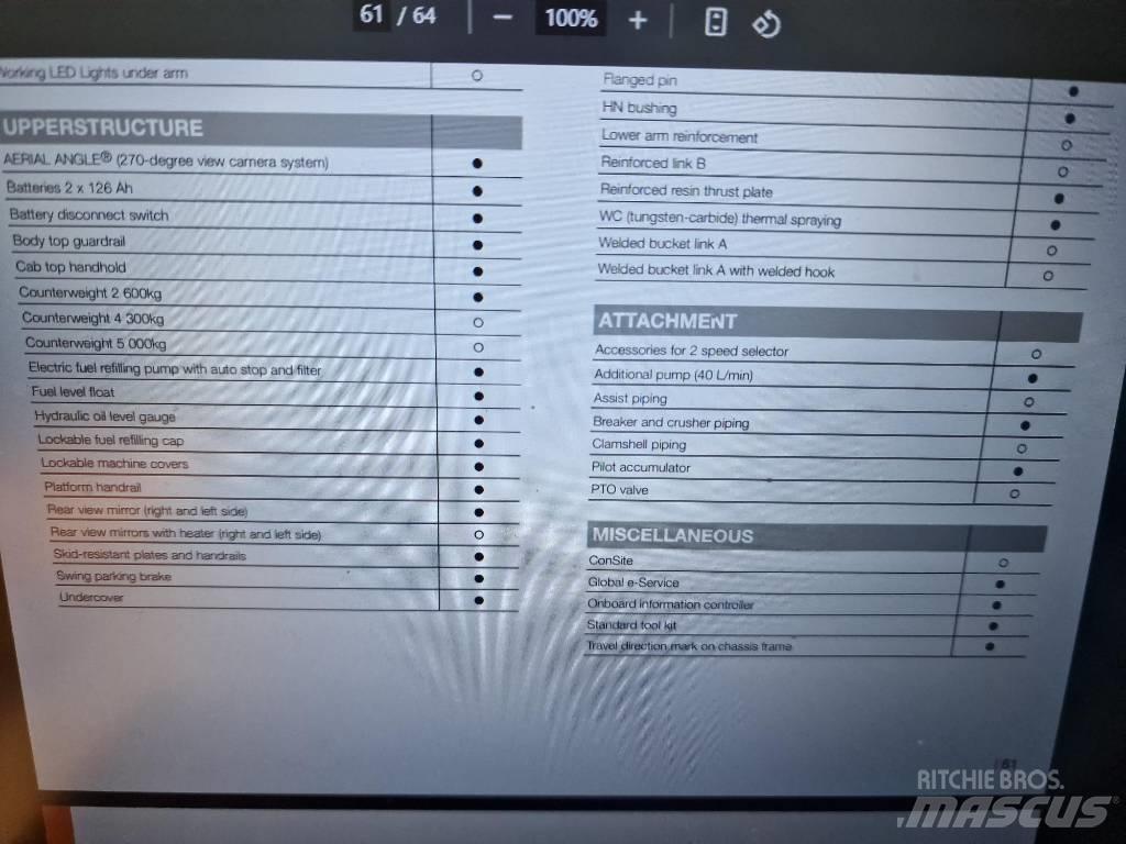 Hitachi ZX220W-6 轮式挖掘机