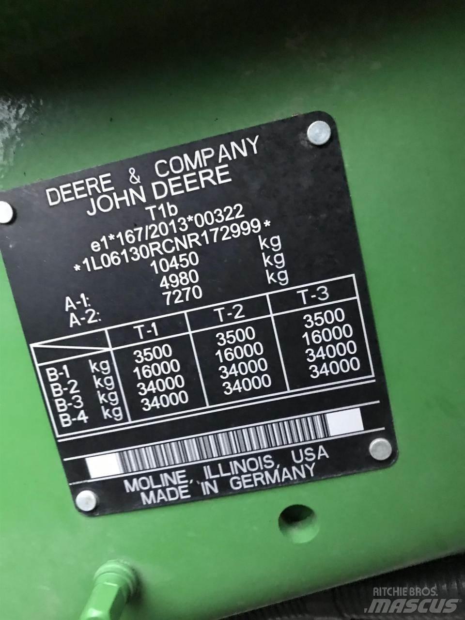 John Deere 6R 130 拖拉机/农用车