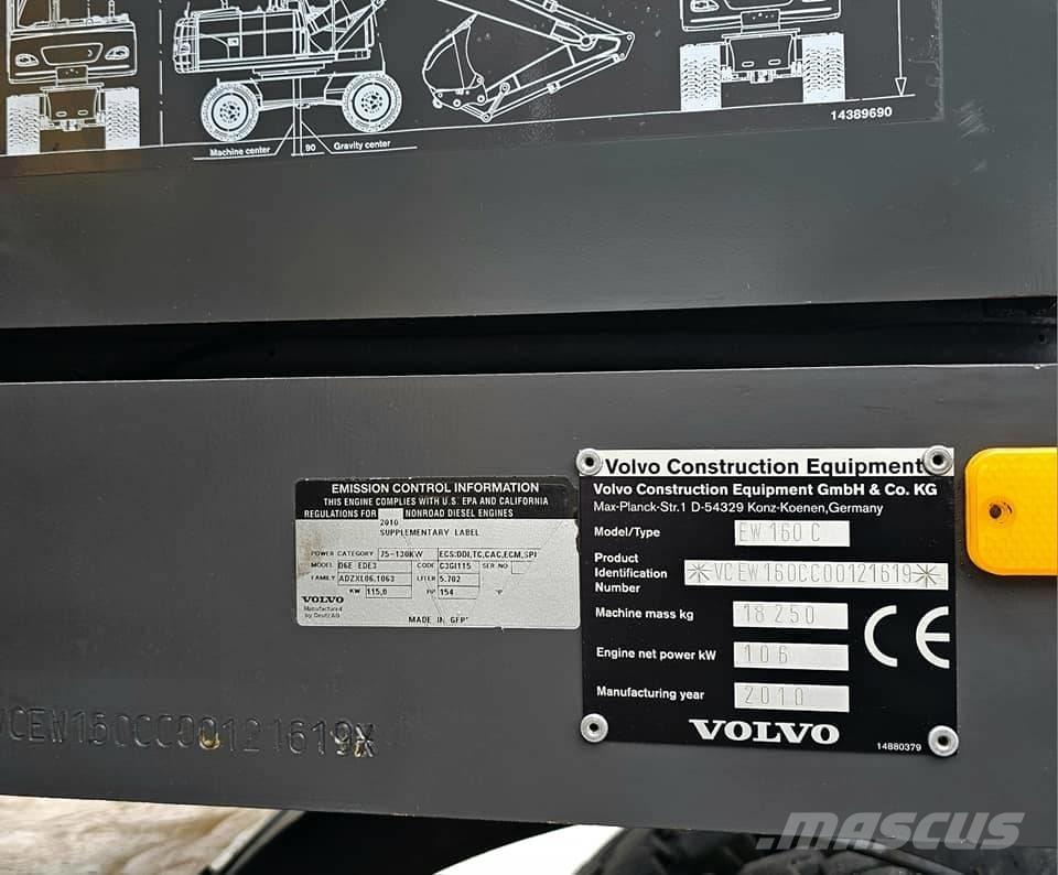 Volvo EW 160 C 轮式挖掘机