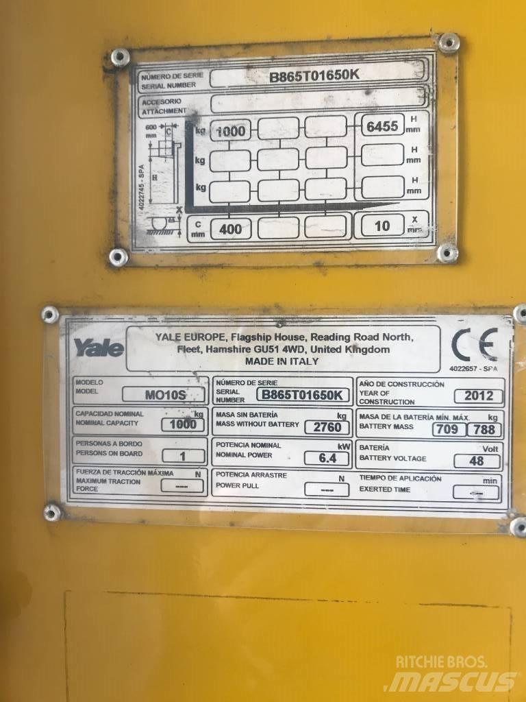 Yale MO10S 高举式装载机