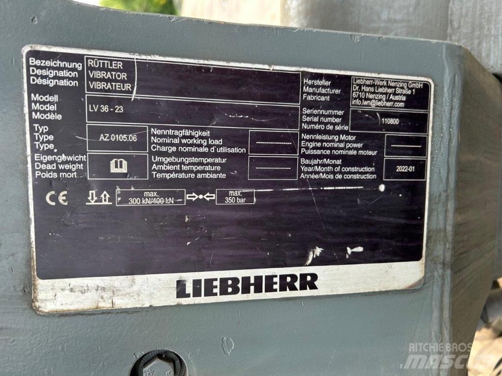 Liebherr LV36 振动打桩锤