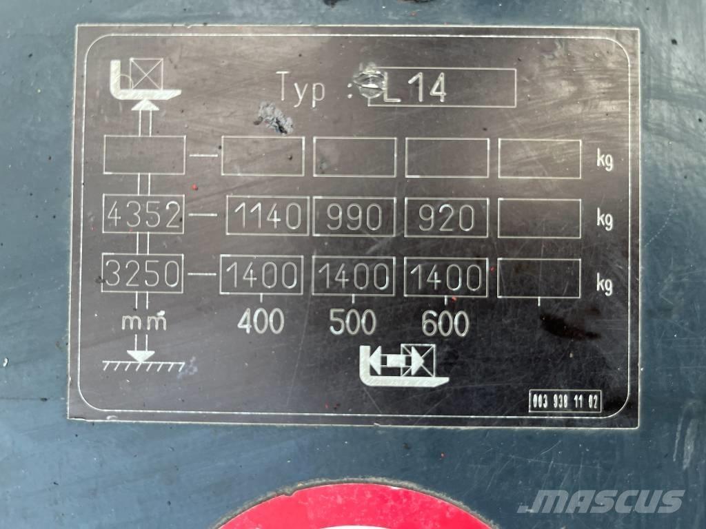 Linde L 14 V-3816 行走式堆垛机