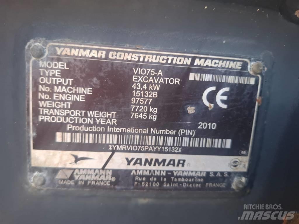 Yanmar Vio 75 A 中型挖掘机