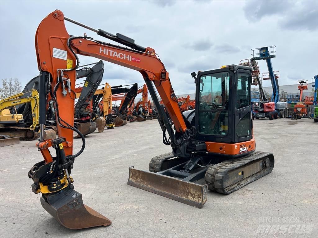 Hitachi ZX55U-6 小型挖掘机