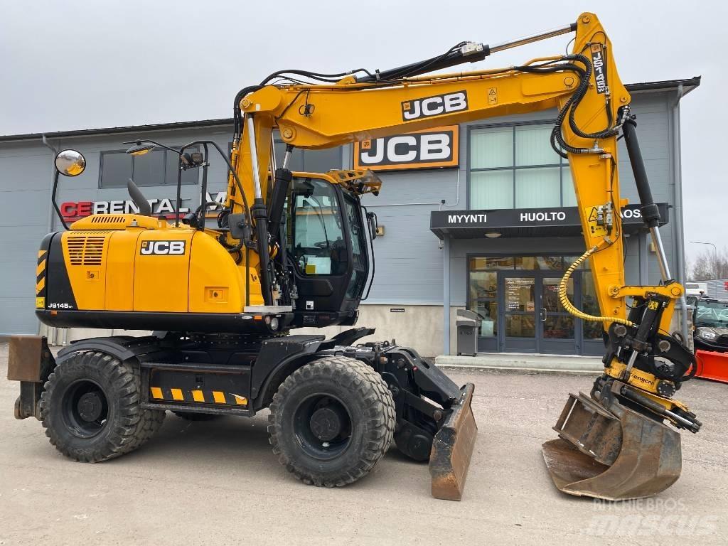 JCB JS145W TAB T4F 轮式挖掘机