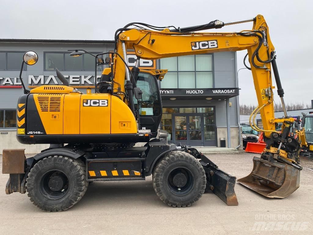 JCB JS145W TAB T4F 轮式挖掘机