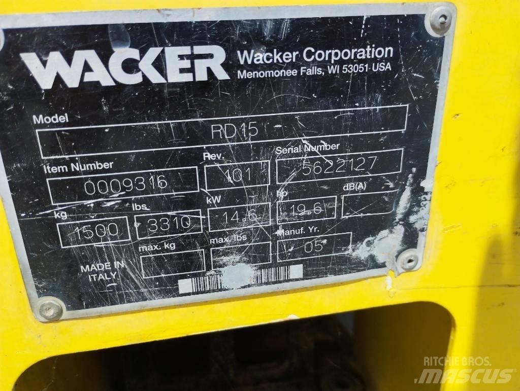 Wacker Neuson RD 15 双轮压路机
