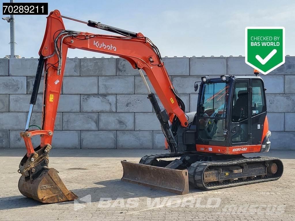Kubota KX080-4 小型挖掘机